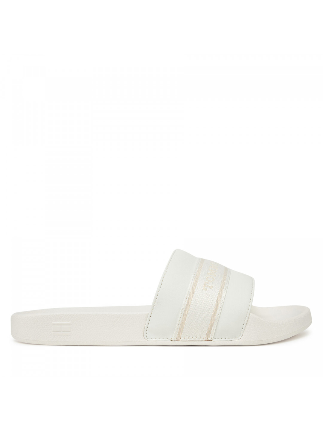 Nazouváky Tommy Hilfiger Hilfiger Poolside With Webbing FW0FW08529 Bílá